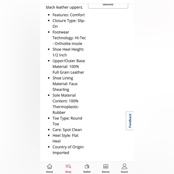 Clarks Roseville Clog black leather size 8 - Picture 5 of 5